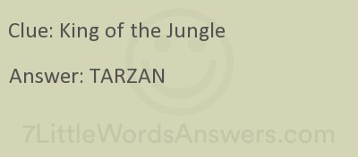 King Of The Jungle 7 Little Words 7littlewordsanswers Com
